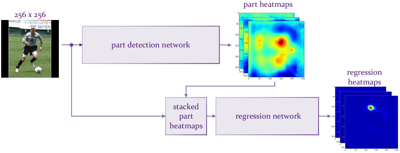 Convolutional Part Heatmaps regression